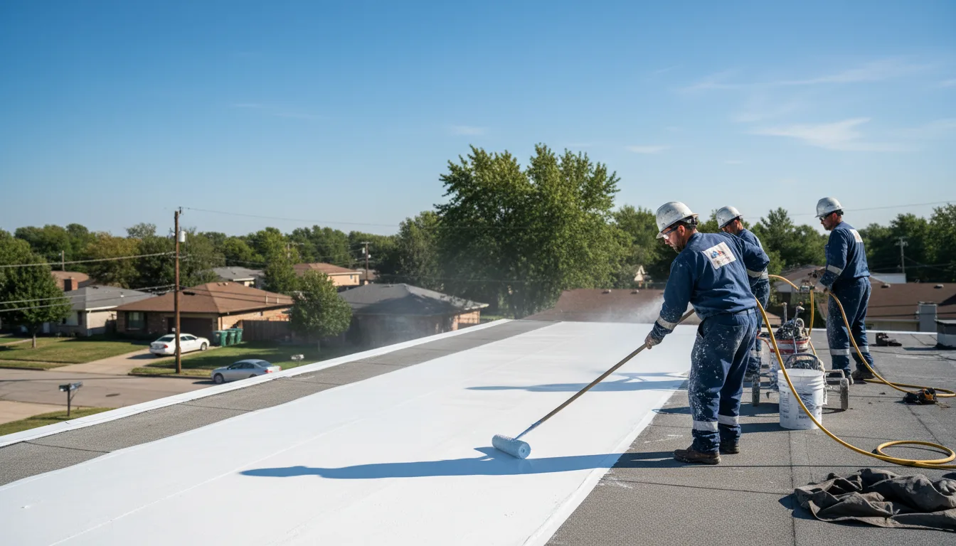 Commercial roof coating in Glencoe, AR near me
